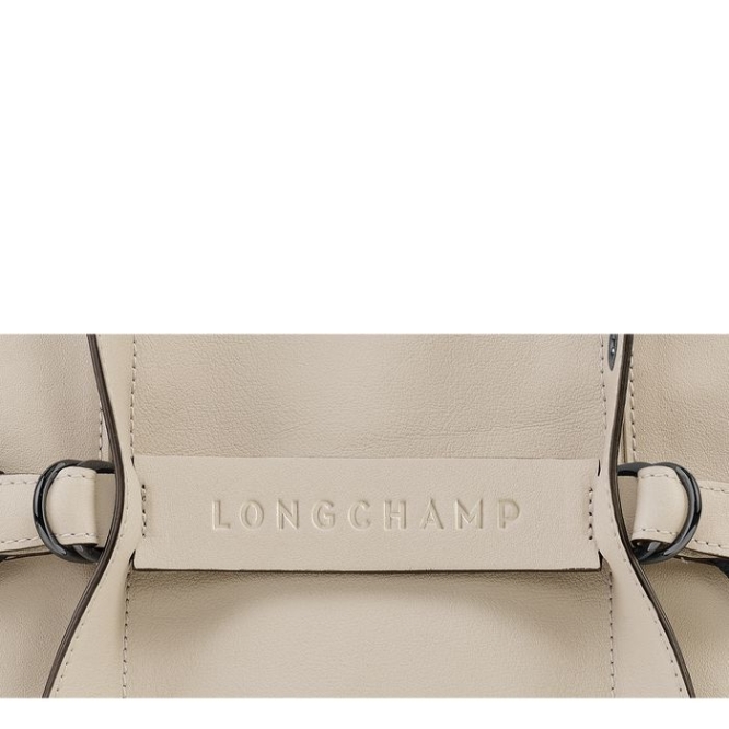 Beige Longchamp 3D Sangle M Women's Top-handle Bags | US-1439SLE