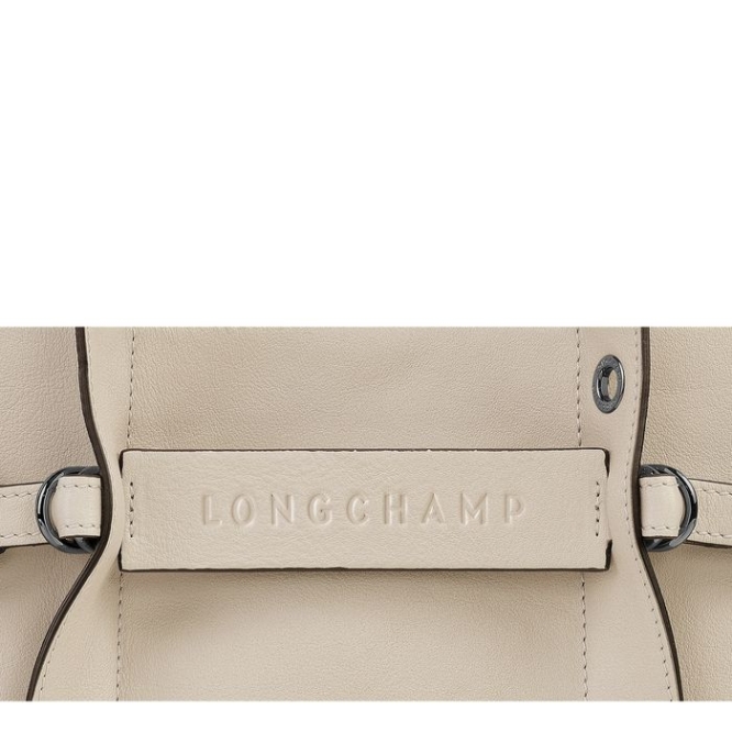 Beige Longchamp 3D Sangle S Women's Top-handle Bags | US-6745YAN