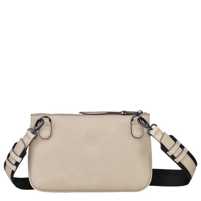 Beige Longchamp 3D Sangle Women's Crossbody Bags | US-3251OYW