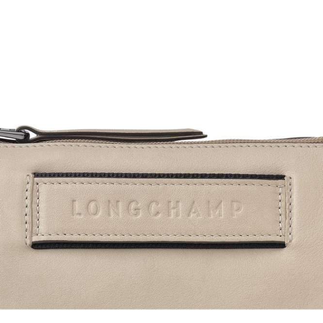 Beige Longchamp 3D Sangle Women's Crossbody Bags | US-3251OYW