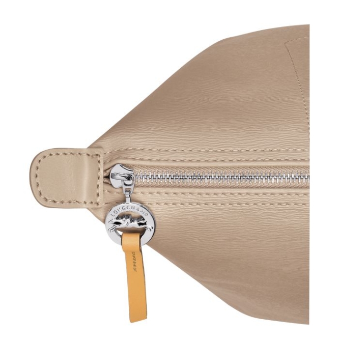 Beige Longchamp Le Pliage City S Women's Shoulder Bags | US-8791GZK