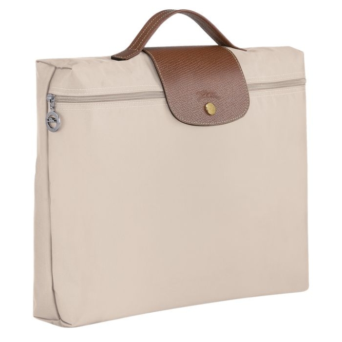 Beige Longchamp Le Pliage Original S Men's Document Holders | US-6520YAB