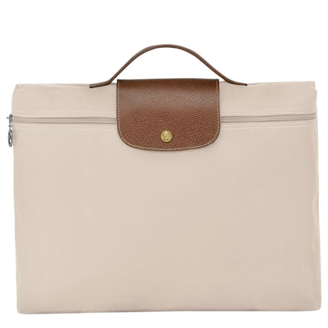 Beige Longchamp Le Pliage Original S Men\'s Document Holders | US-6520YAB