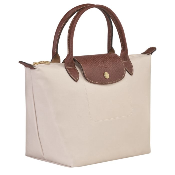 Beige Longchamp Le Pliage Original S Women's Top-handle Bags | US-3624TWN