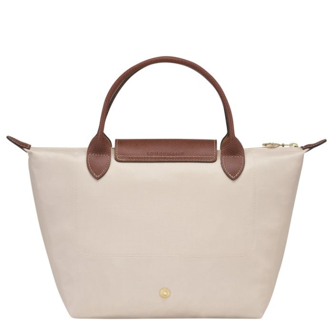 Beige Longchamp Le Pliage Original S Women's Top-handle Bags | US-3624TWN