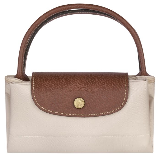 Beige Longchamp Le Pliage Original S Women's Top-handle Bags | US-3624TWN