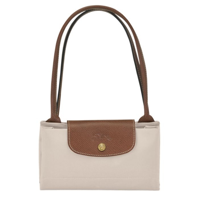 Beige Longchamp Le Pliage Original S Women's Shoulder Bags | US-6479IJQ