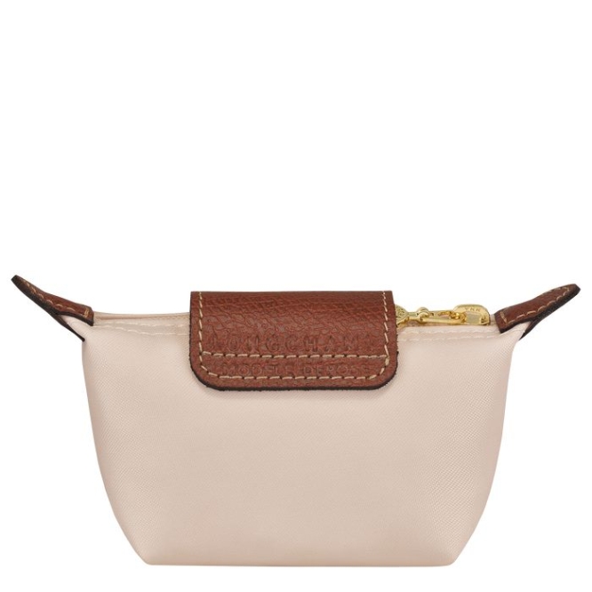 Beige Longchamp Le Pliage Original Women's Cardholders & Coin Purses | US-2869MIY