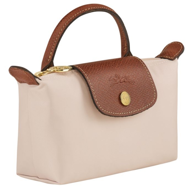 Beige Longchamp Le Pliage Original Women's Pouches & Cases | US-7364SHZ