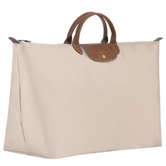 Beige Longchamp Le Pliage XL Men's Travel Bags | US-5674TOD