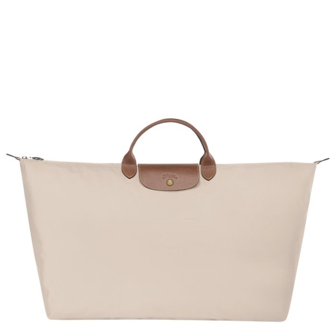 Beige Longchamp Le Pliage XL Women\'s Travel Bags | US-0596OJR