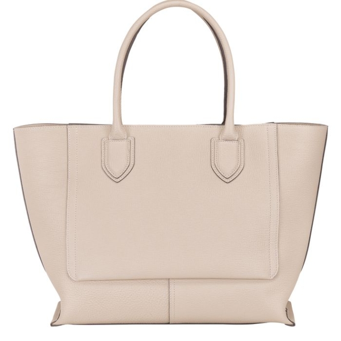 Beige Longchamp Mailbox L Women's Top-handle Bags | US-9416ZEH