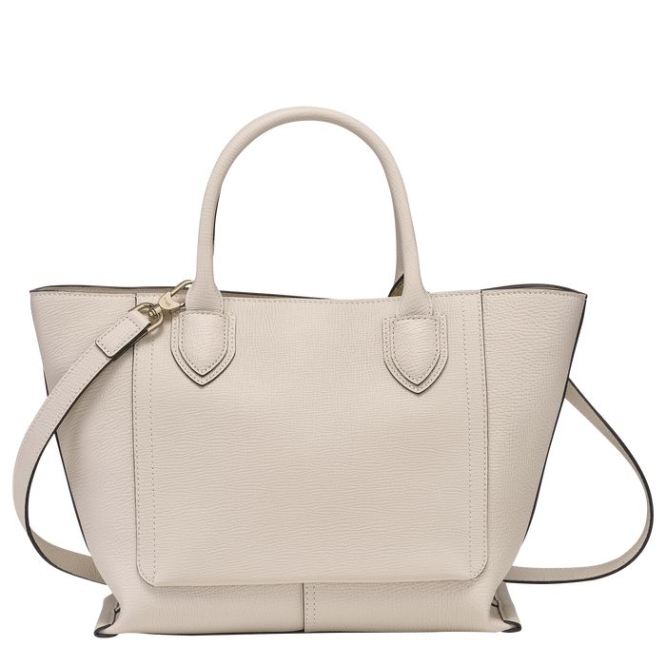 Beige Longchamp Mailbox M Women's Top-handle Bags | US-9163YZK