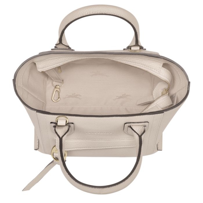 Beige Longchamp Mailbox S Women's Top-handle Bags | US-7160GSU