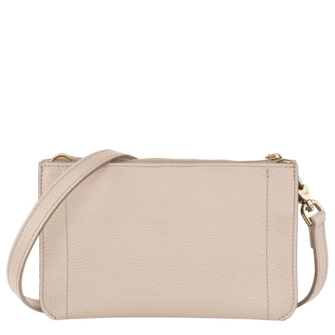 Beige Longchamp Mailbox Women's Wallets On Chain | US-4268TGB