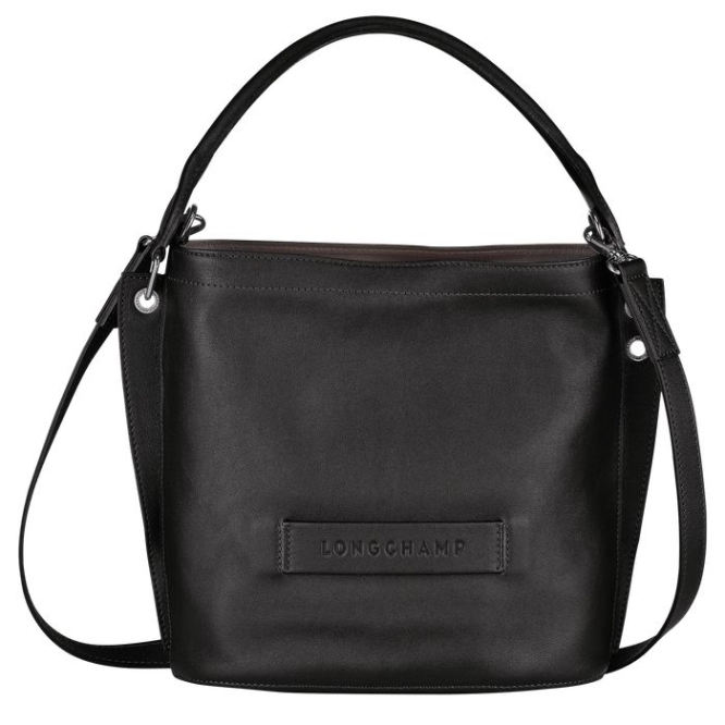 Black Longchamp 3D Women\'s Crossbody Bags | US-4092SML