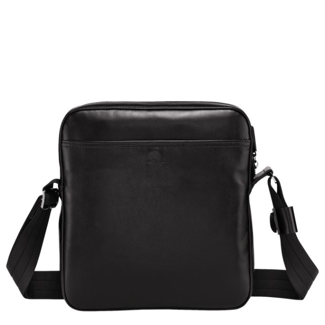 Black Longchamp Baxi M Men's Crossbody Bags | US-4573BKZ