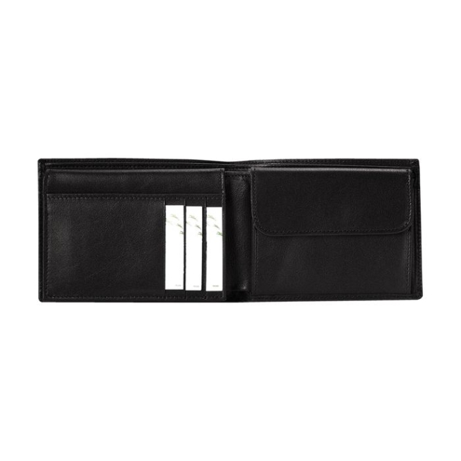 Black Longchamp Baxi Men's Wallets | US-2583LZK