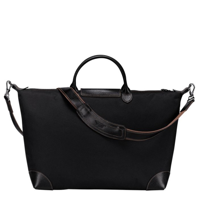 Black Longchamp Boxford L Men's Travel Bags | US-4389ZPE