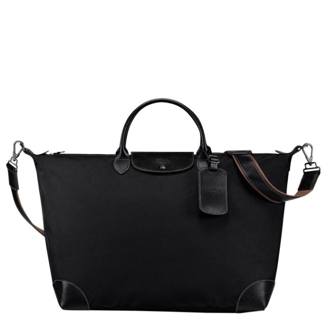 Black Longchamp Boxford L Men\'s Travel Bags | US-4389ZPE