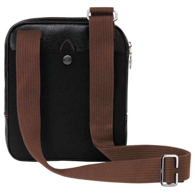 Black Longchamp Boxford S Men's Crossbody Bags | US-1394MNV