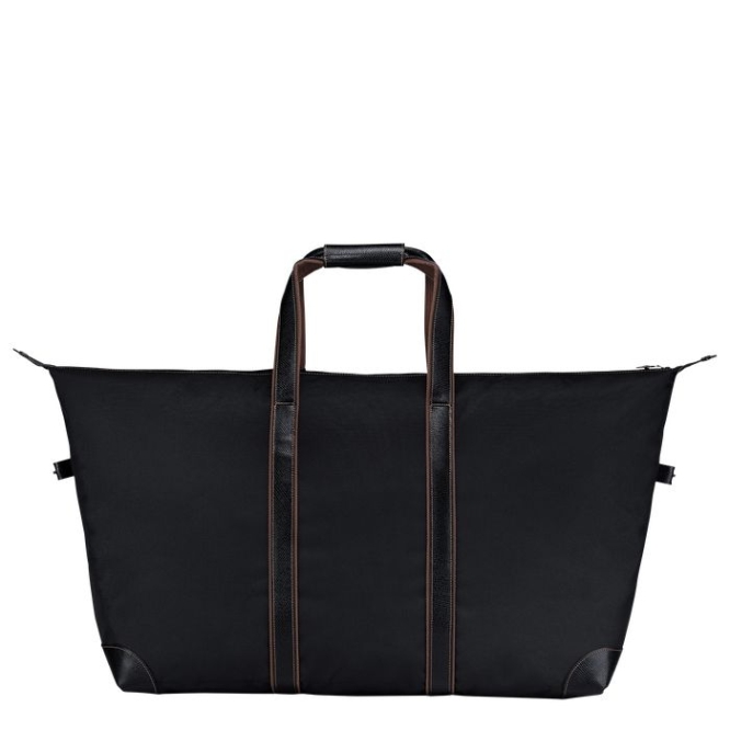 Black Longchamp Boxford Women's Travel Bags | US-1387UQS