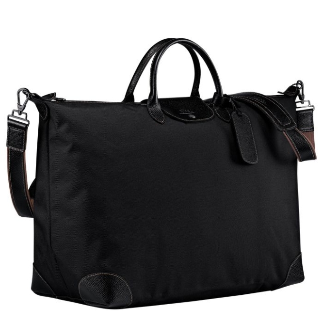 Black Longchamp Boxford XL Men's Travel Bags | US-0487OKW