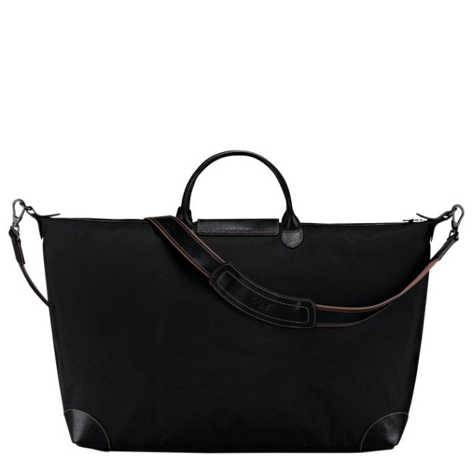 Black Longchamp Boxford XL Men's Travel Bags | US-0487OKW