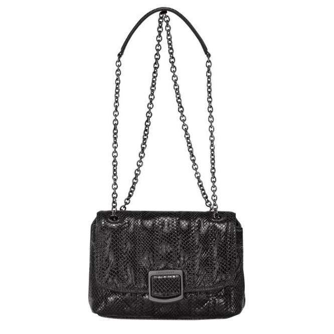 Black Longchamp Brioche S Women\'s Crossbody Bags | US-3504VQR