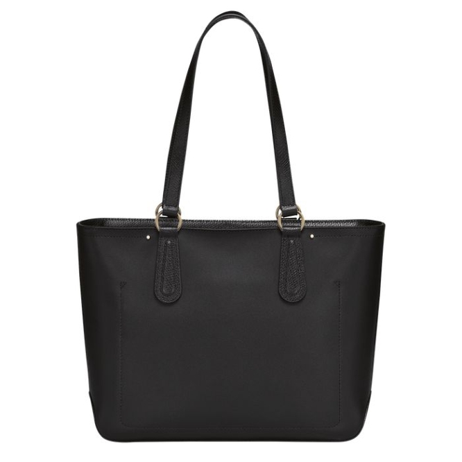 Black Longchamp Cavalcade Women's Shoulder Bags | US-6814FHU