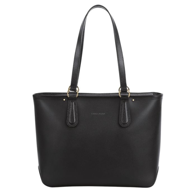 Black Longchamp Cavalcade Women\'s Shoulder Bags | US-6814FHU