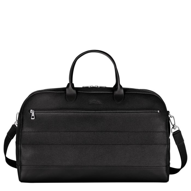 Black Longchamp Le Foulonné L Men's Travel Bags | US-5679DBY