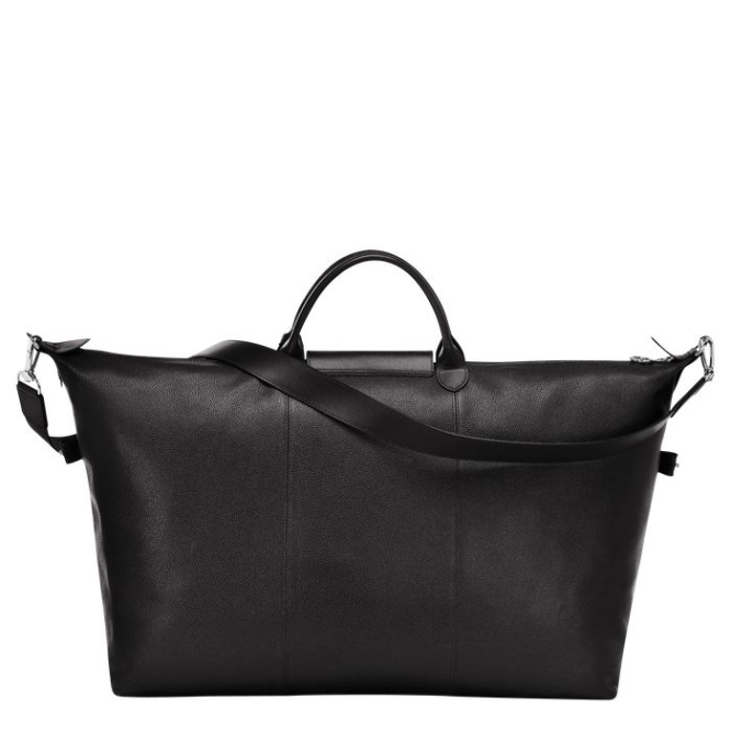 Black Longchamp Le Foulonné L Men's Travel Bags | US-6547PVT