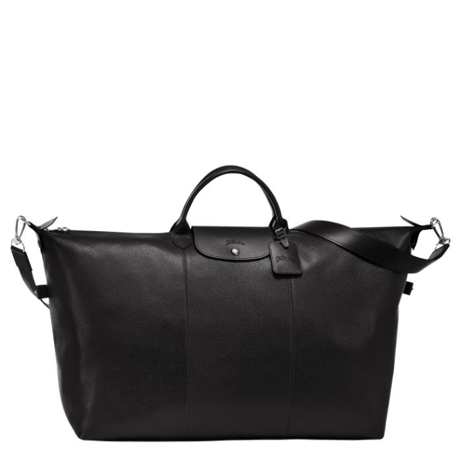 Black Longchamp Le Foulonné L Men\'s Travel Bags | US-6547PVT