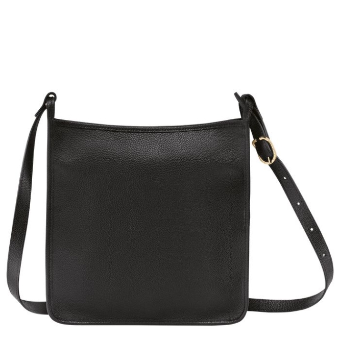 Black Longchamp Le Foulonné L Women's Crossbody Bags | US-3257VLW