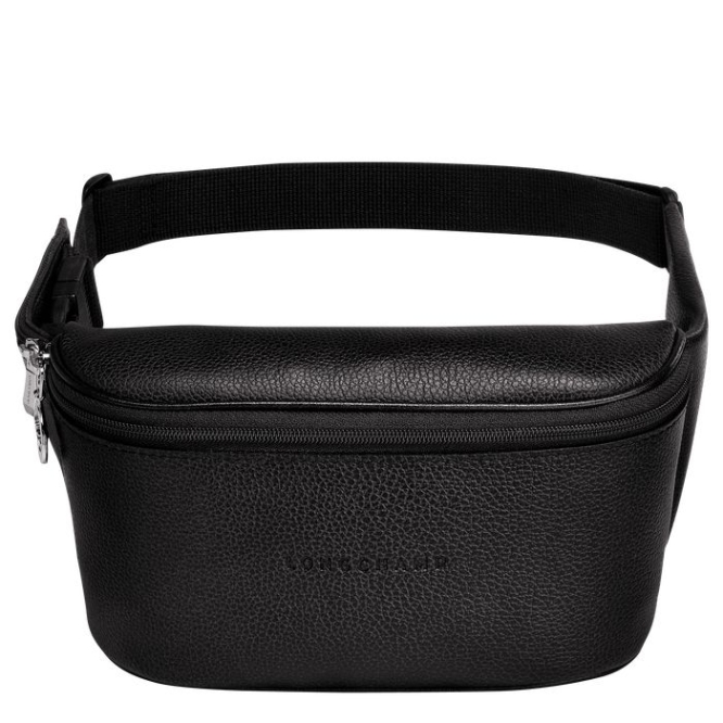 Black Longchamp Le Foulonné Men\'s Belt Bags | US-7592AMU