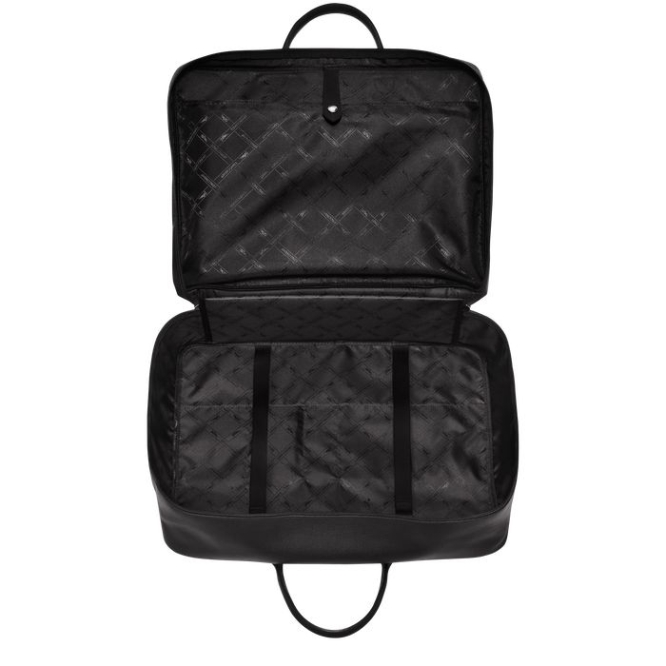 Black Longchamp Le Foulonné Men's Travel Bags | US-8392KRS