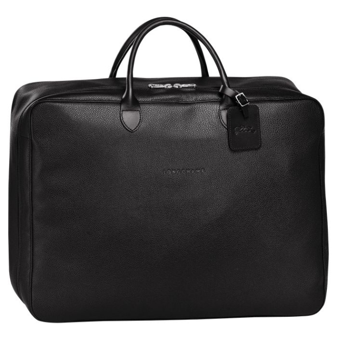 Black Longchamp Le Foulonné Men\'s Travel Bags | US-8392KRS