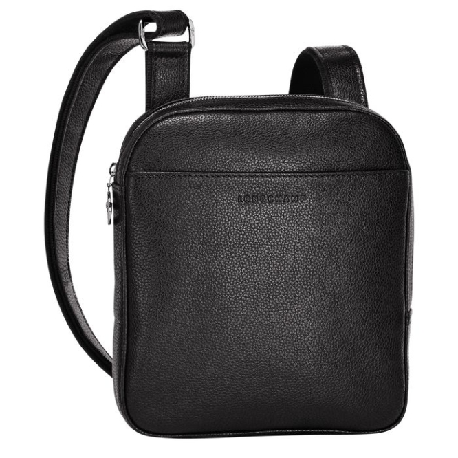 Black Longchamp Le Foulonné S Men\'s Crossbody Bags | US-0847LQJ