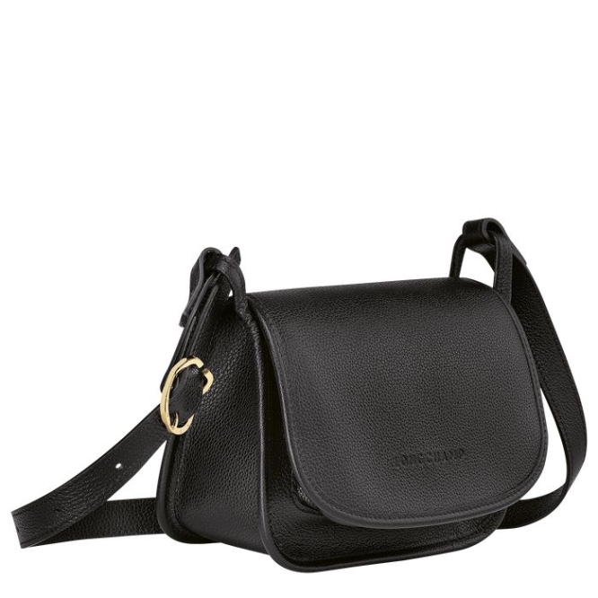 Black Longchamp Le Foulonné S Women's Crossbody Bags | US-8125FJN