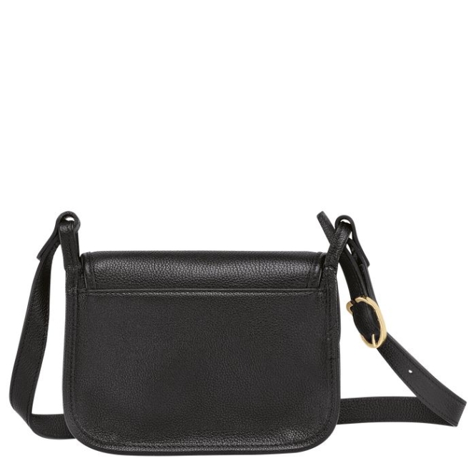 Black Longchamp Le Foulonné S Women's Crossbody Bags | US-8125FJN