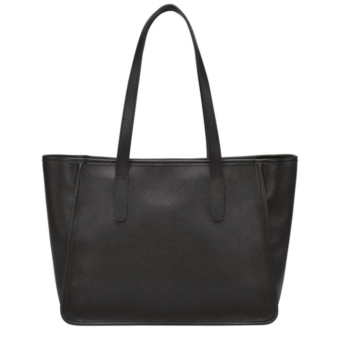 Black Longchamp Le Foulonné Women's Shoulder Bags | US-4258SGK