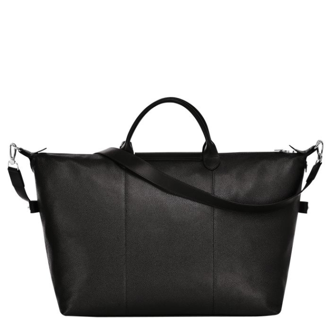 Black Longchamp Le Foulonné XL Men's Travel Bags | US-0864GHM