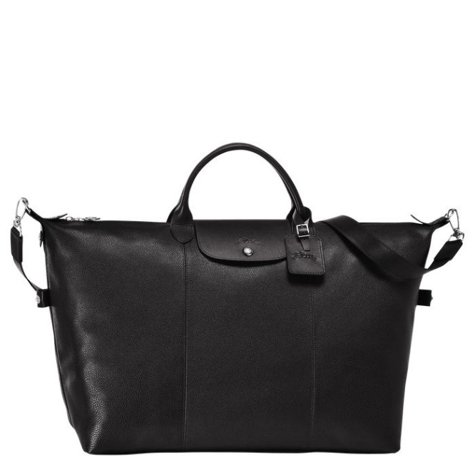 Black Longchamp Le Foulonné XL Men\'s Travel Bags | US-0864GHM