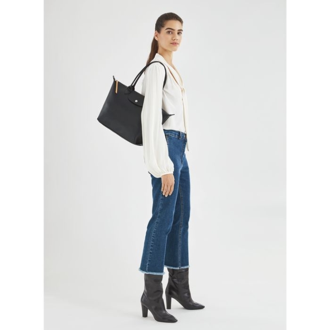 Black Longchamp Le Pliage City S Women's Shoulder Bags | US-0582UDZ