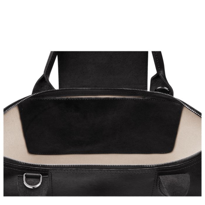 Black Longchamp Le Pliage City S Women's Top-handle Bags | US-9048XWA