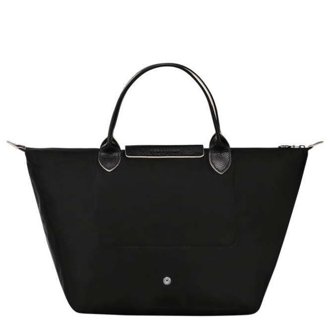 Black Longchamp Le Pliage Club M Women's Top-handle Bags | US-7521RIJ