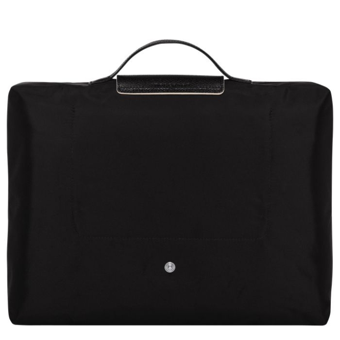 Black Longchamp Le Pliage Club S Women's Document Holders | US-2714ZGW