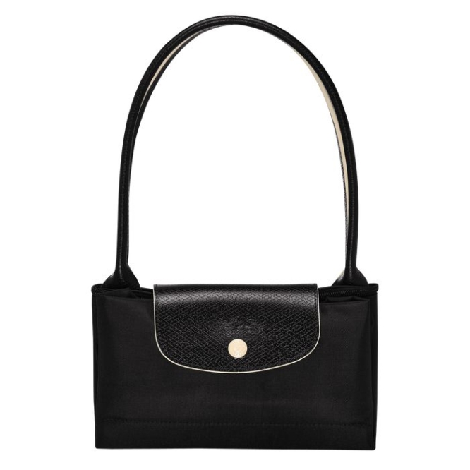 Black Longchamp Le Pliage Club S Women's Shoulder Bags | US-3975PGN