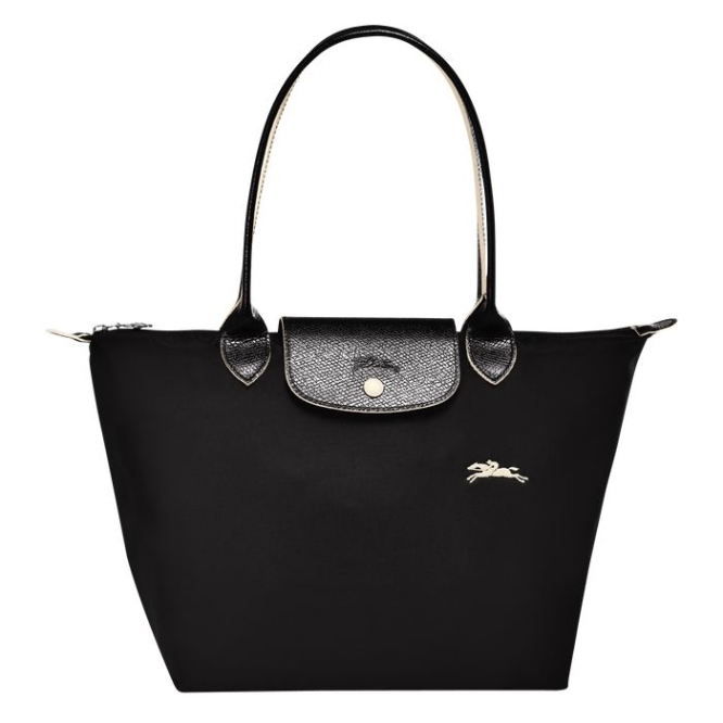 Black Longchamp Le Pliage Club S Women\'s Shoulder Bags | US-3975PGN